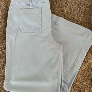 LOFT Light Blue Flare & Wide Leg Jeans